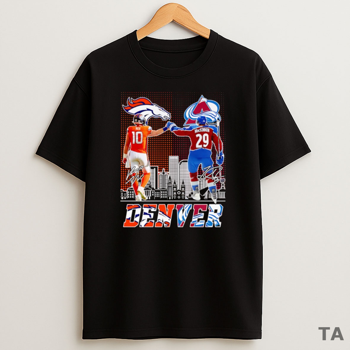 Top Nix And Mackinnon Denver City Sports Signature Sweatshirt Tee