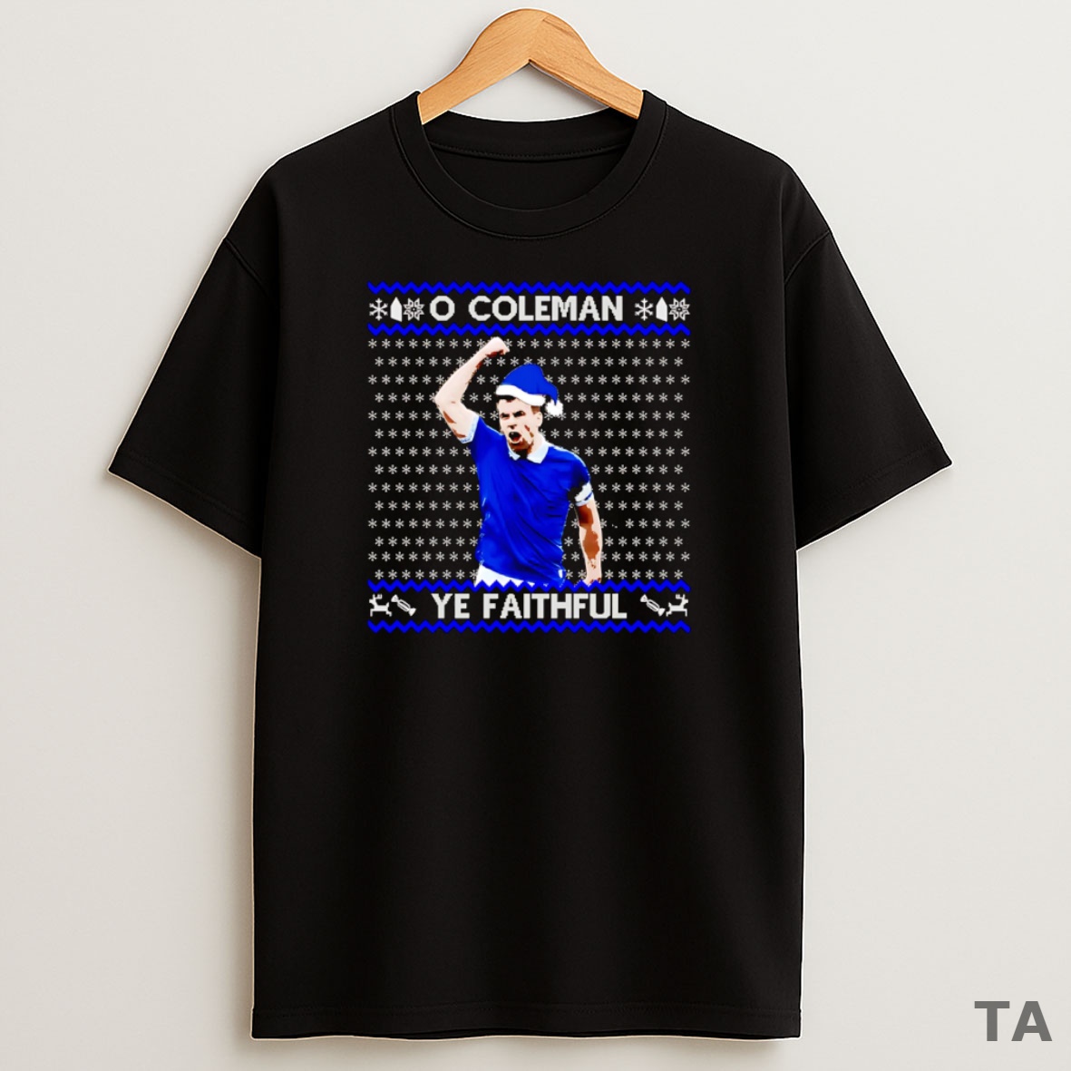 Top O Coleman Ye Faithful X Mas Sweatshirt Tee