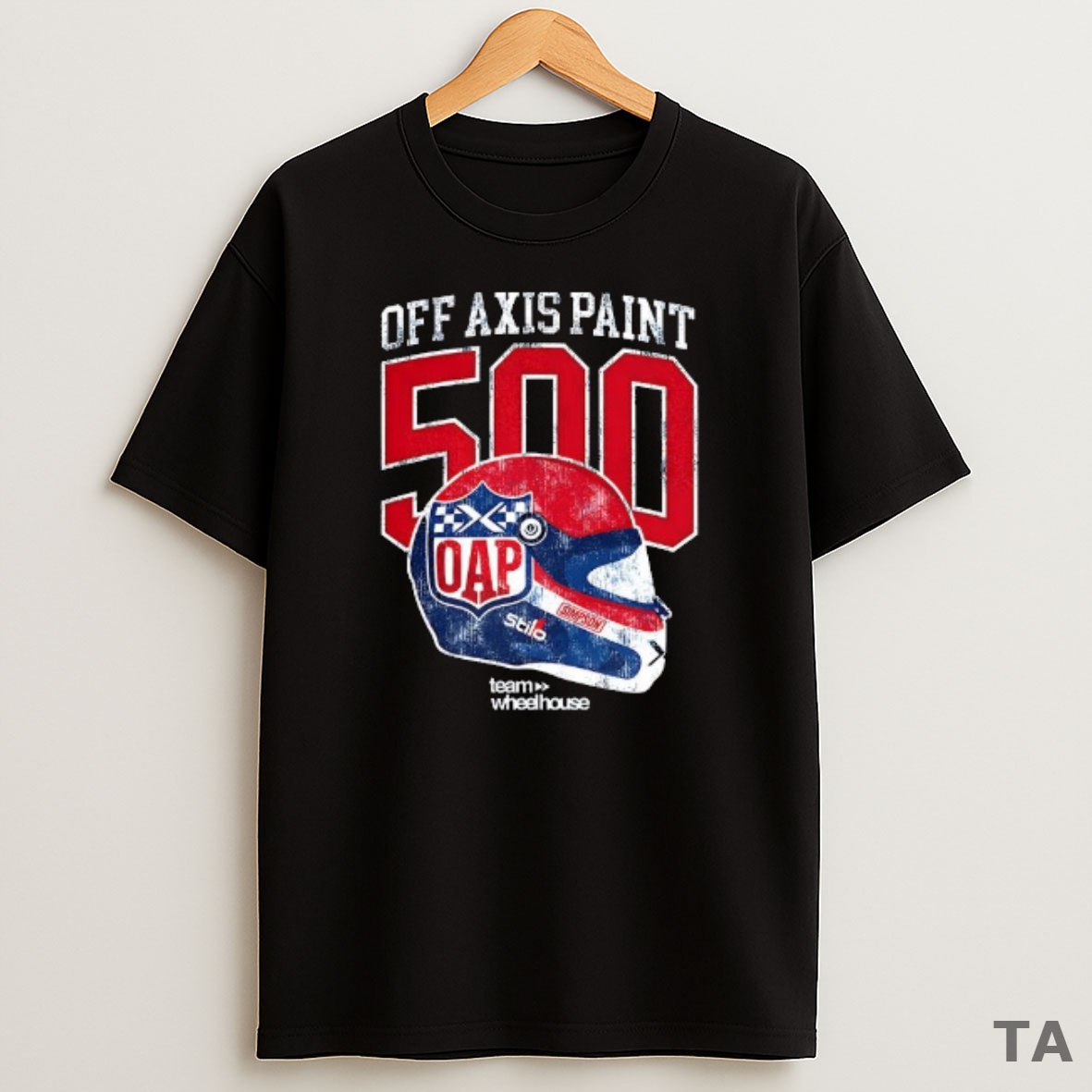 Top Off Axis Paint 500 Team Wheel House Sweatshirt Tee