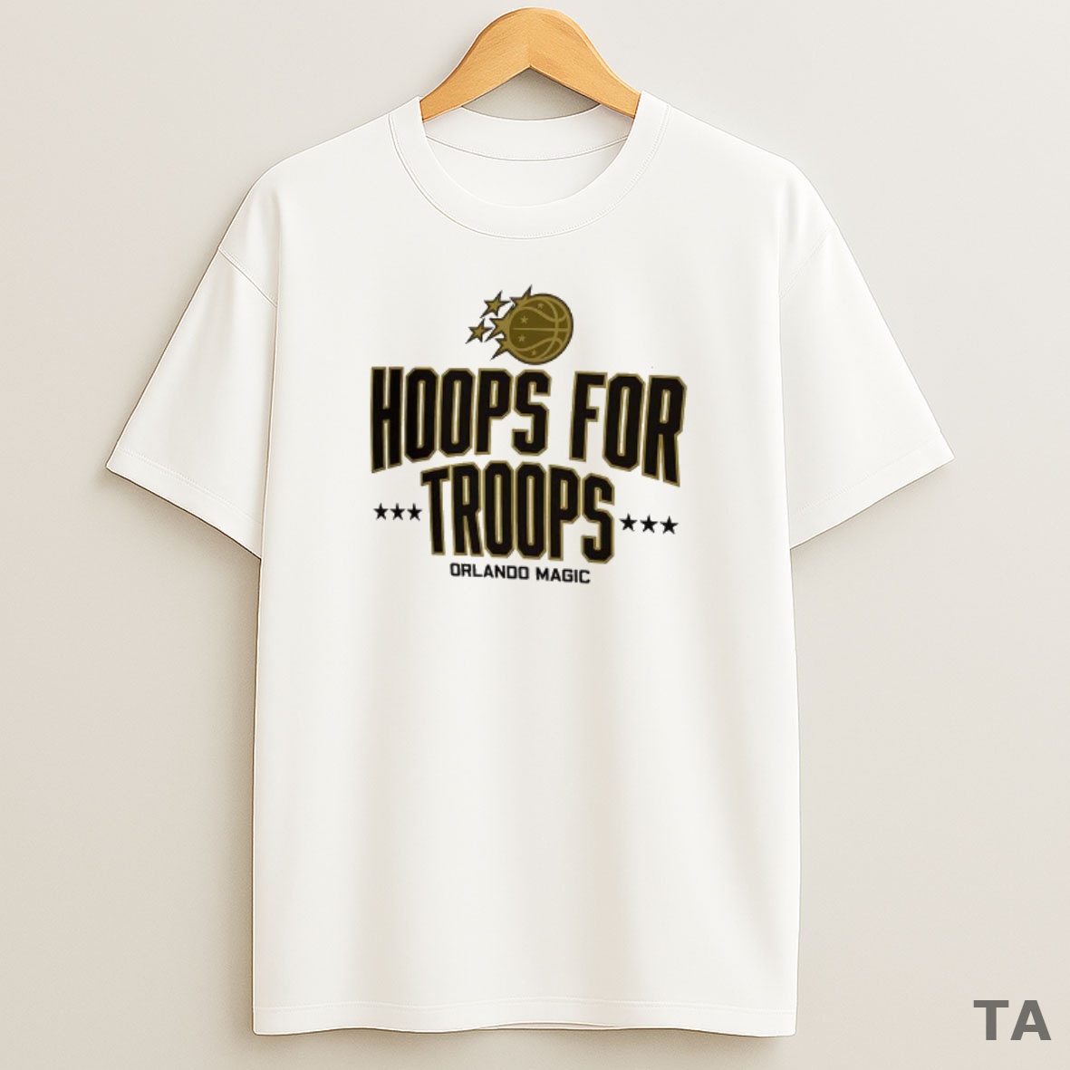Top Orlando Magic Hoops For Troops Sweatshirt Tee