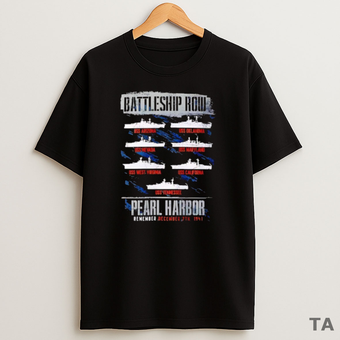 Top Pearl Harbor Battleship Row Remember December 1th 1941 Vintage Sweatshirt Tee