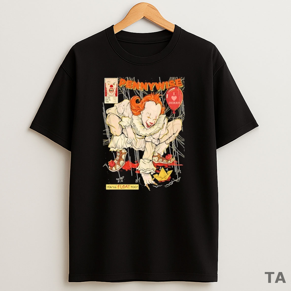 Top Pennywise It Is Spider Youll Float Too Sweatshirt Tee