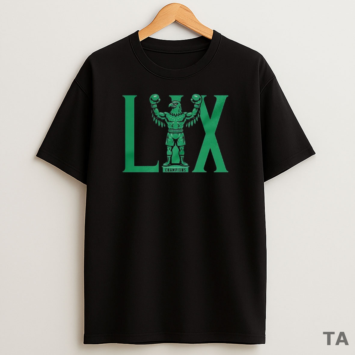 Top Philadelphia Eagles Football Super Bowl Lix Champions Eagles Statue Sweatshirt Tee