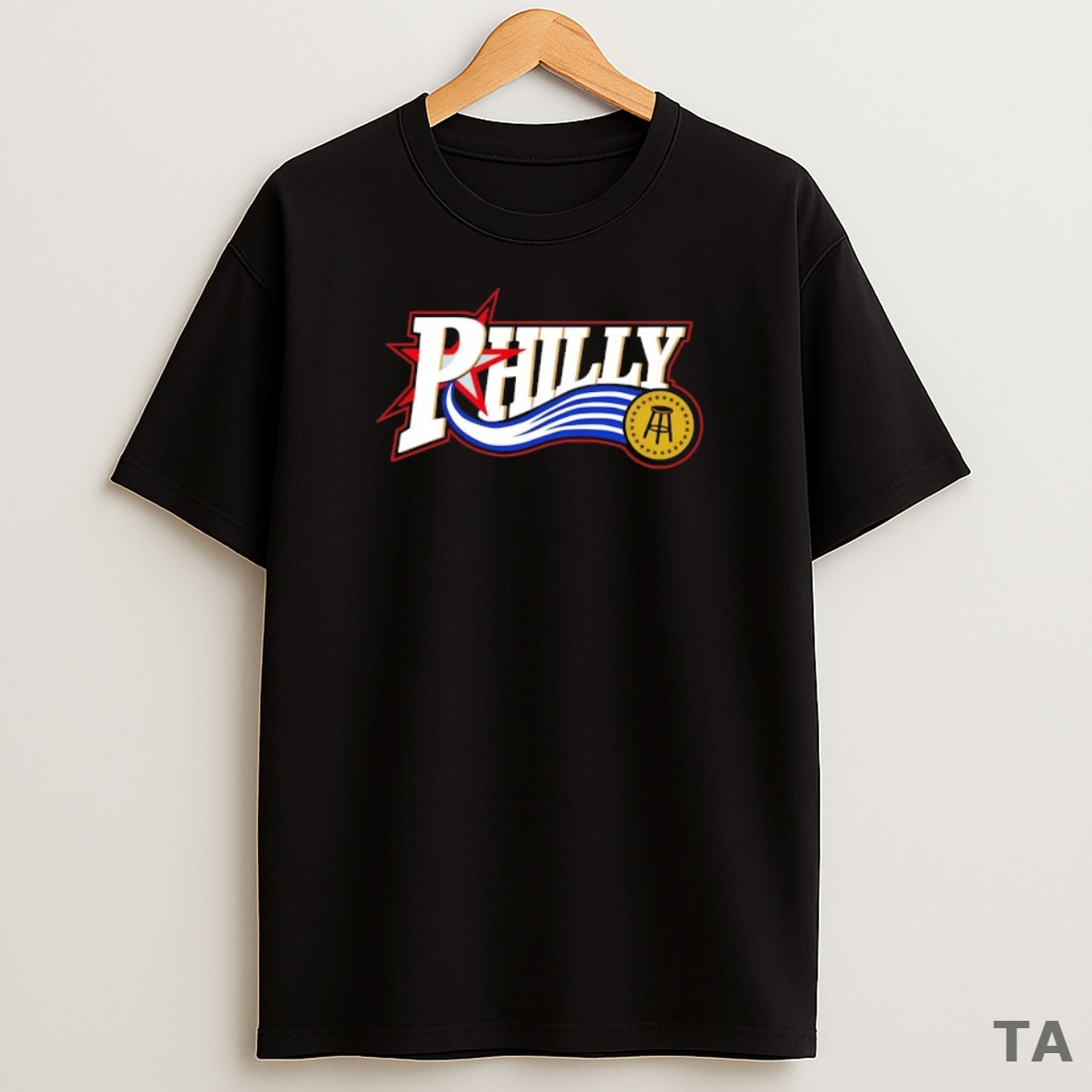 Top Philly Star Logo Sweatshirt Tee