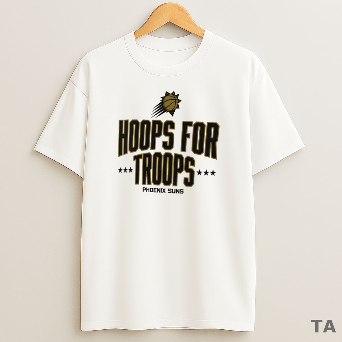 Top Phoenix Suns Hoops For Troops Sweatshirt Tee