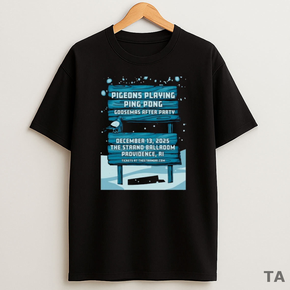 Top Pigeons Playing Ping Pong Dec 13 2025 The Strand Ballroom Event Sweatshirt Tee