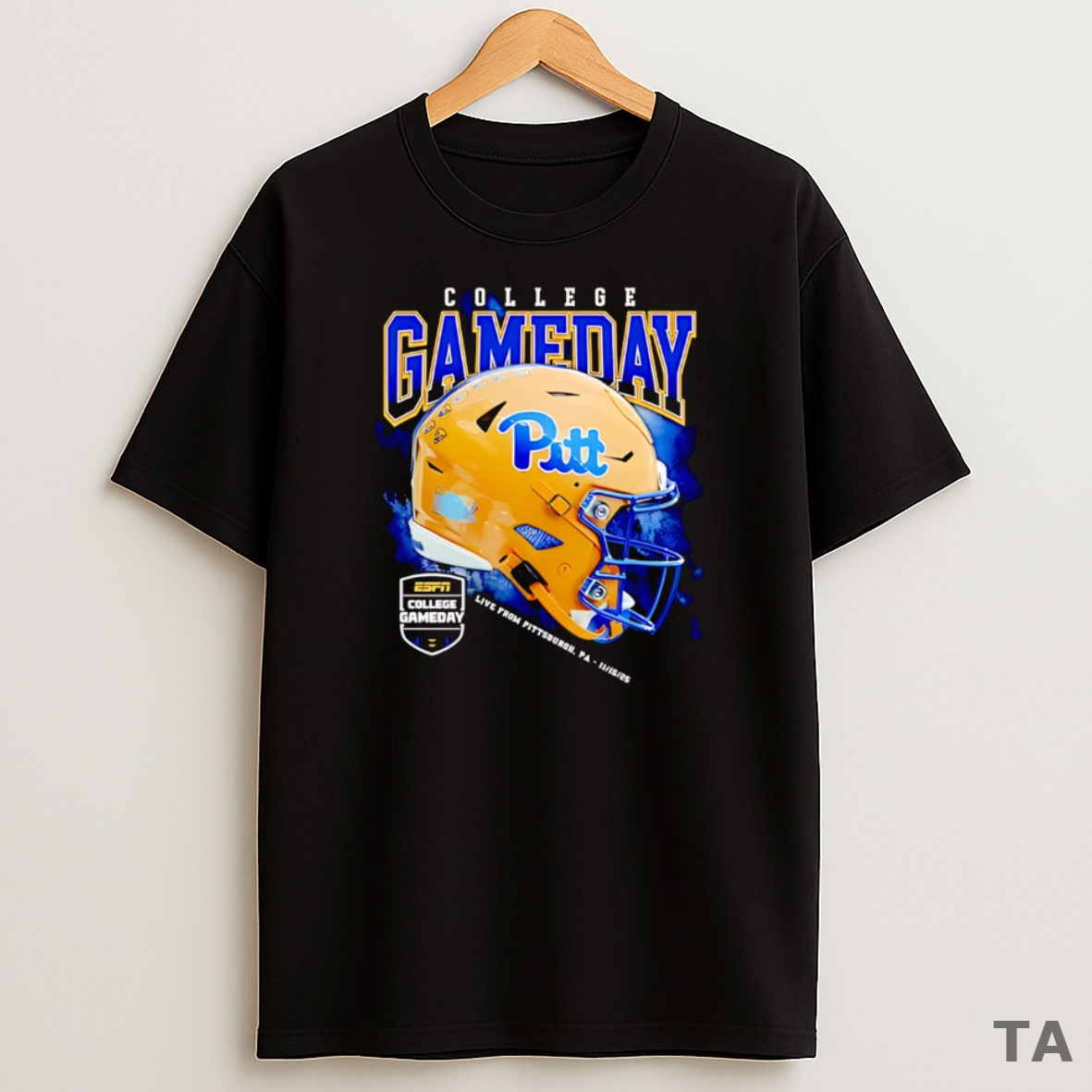 Top Pitt Panthers Football College Gameday Helmet Sweatshirt Tee