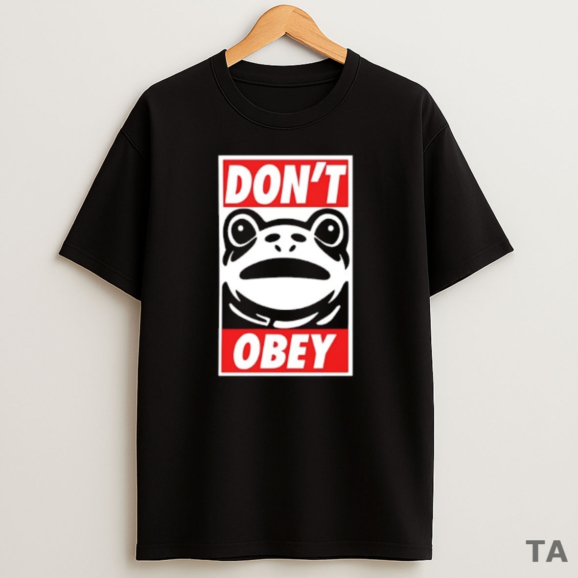 Top Portland Frog Dont Obey Funny Sweatshirt Tee