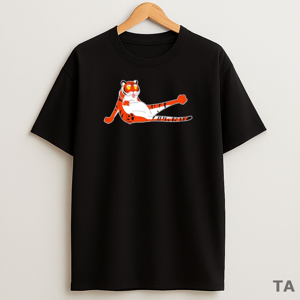 Top Premium Cursed Lazy Cat Cincinnati Bengals Sweatshirt Tee