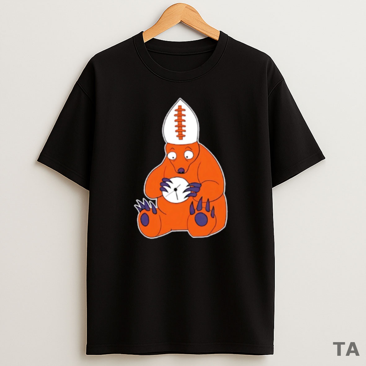 Top Premium Cursed Pope Chicago Bears Sweatshirt Tee