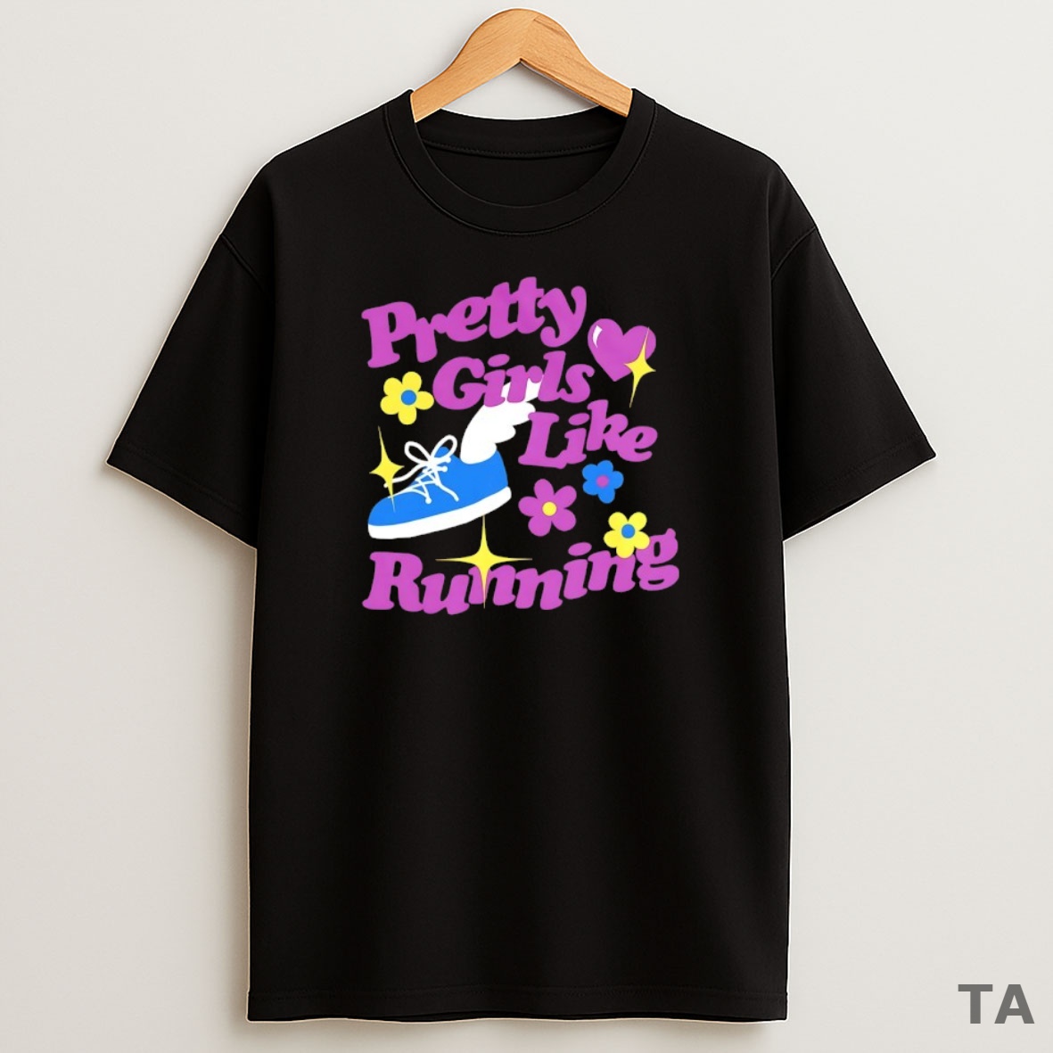 Top Pretty Girls Like Running Sweatshirt Tee