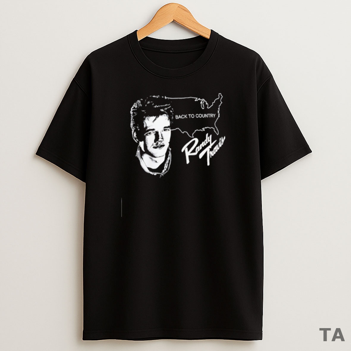 Top Randy Travis Back To Country Vintage Sweatshirt Tee