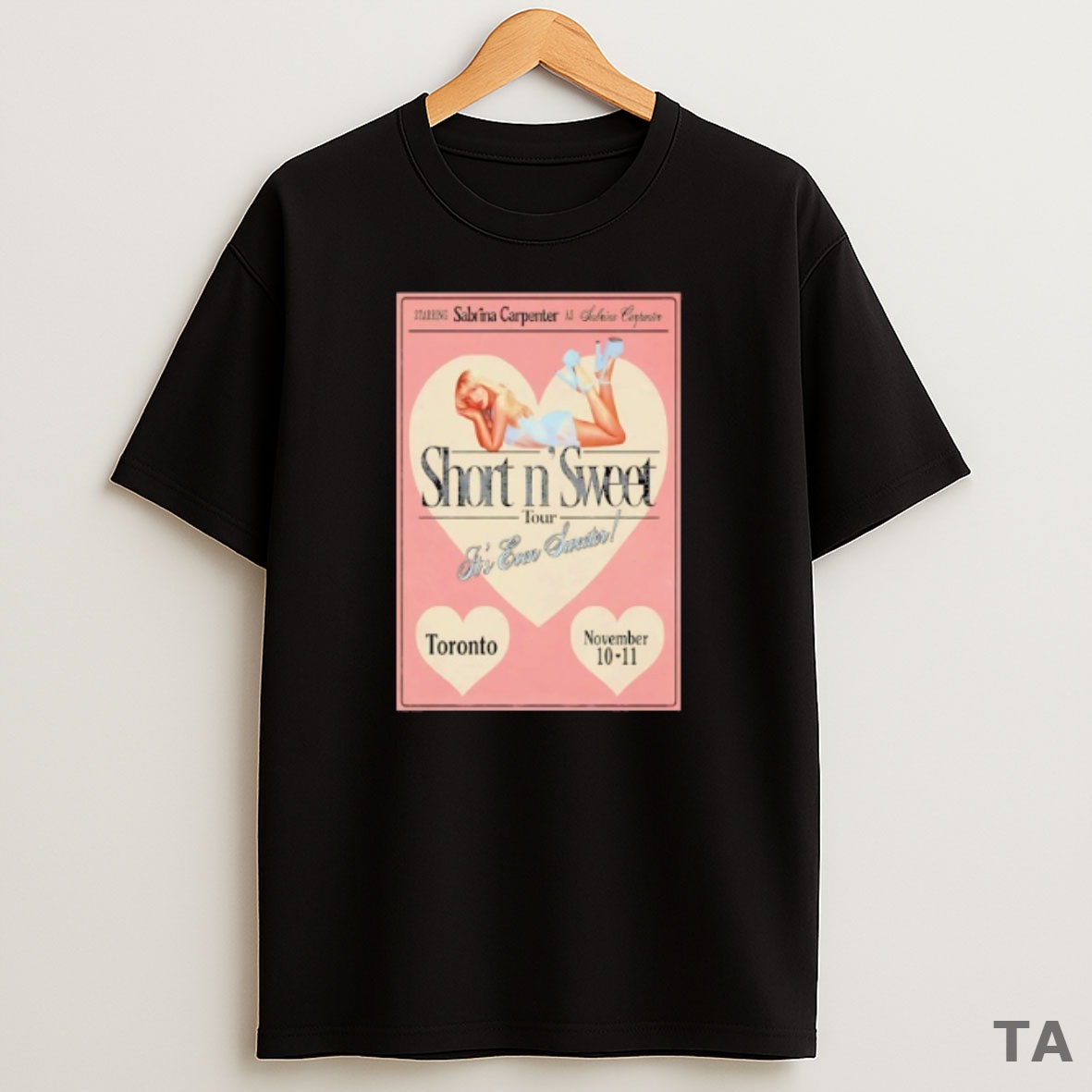 Top Sabrina Carpenter Short N Sweet Us Tour 2025 In Toronto Sweatshirt Tee