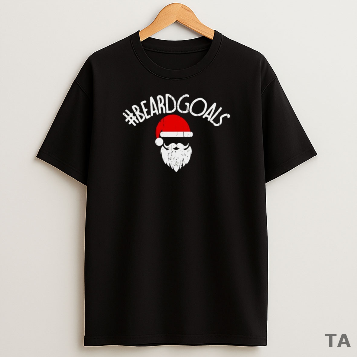 Top Santa Claus Beard Goals Christmas Sweatshirt Tee