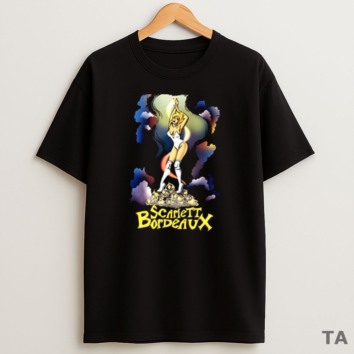 Top Scarlett Bordeaux Wwe Dancing Cool World Sweatshirt Tee