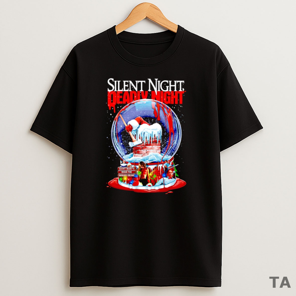 Top Silent Night Deadly Night Frozen In Fear Sweatshirt Tee