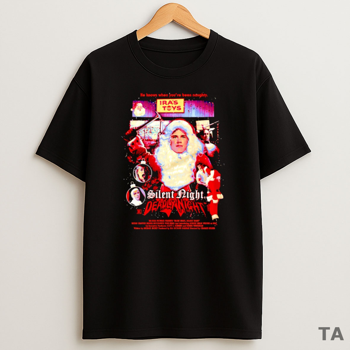 Top Silent Night Deadly Night Seasons Beatings Horror Movie Sweatshirt Tee