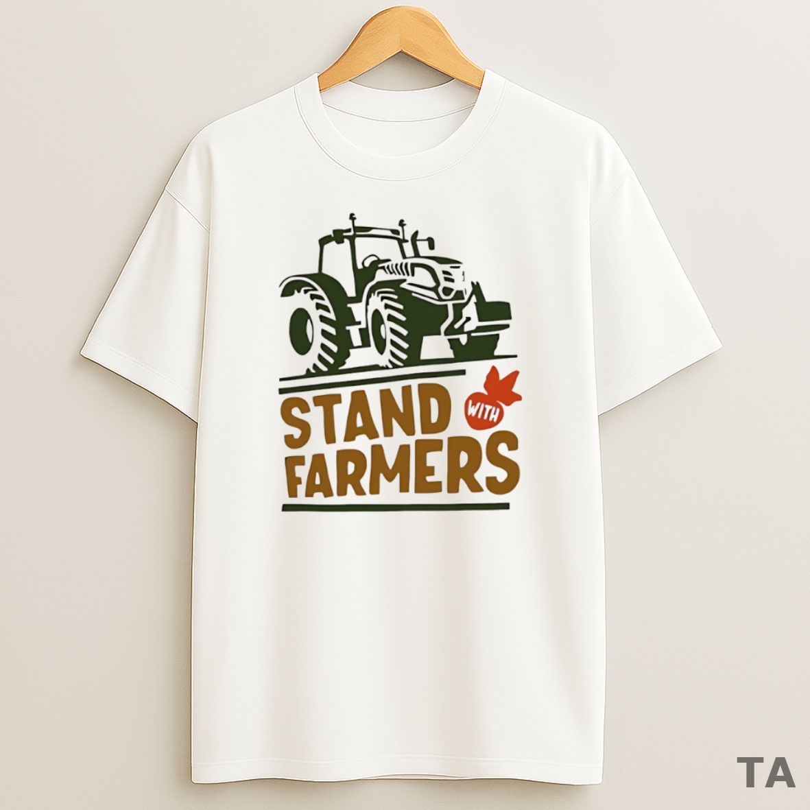 Top Stand With Farmers Circle Sweatshirt Tee