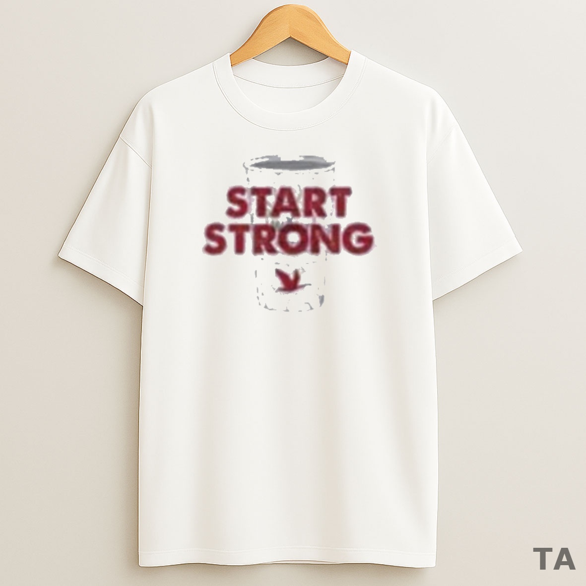 Top Start Strong Wawa Coffee Sweatshirt Tee
