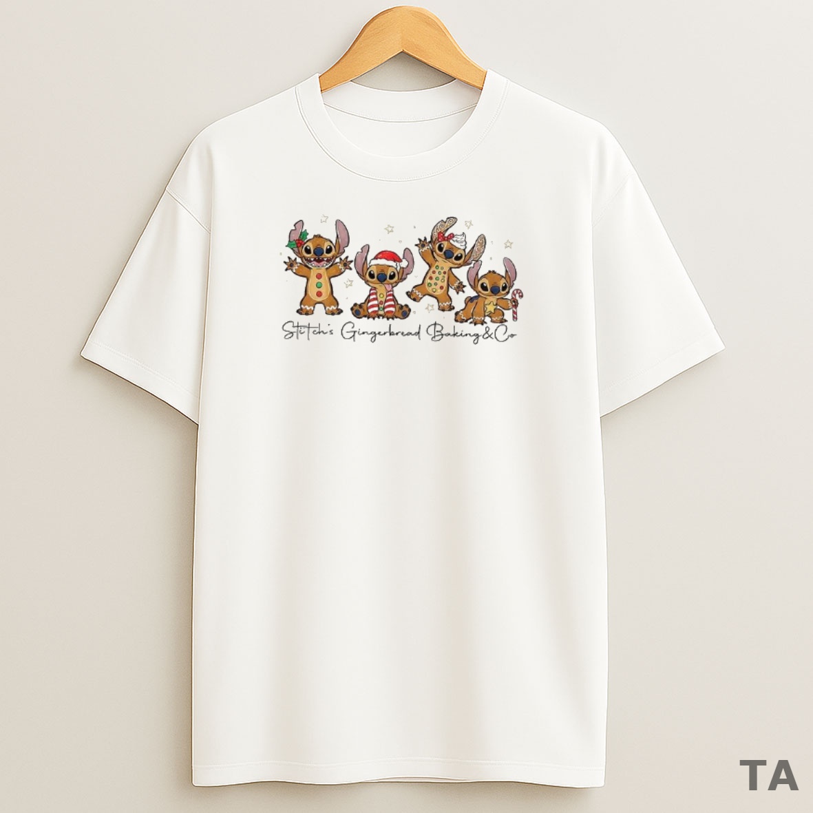 Top Stitchs Gingerbread Baking And Co Christmas Sweatshirt Tee