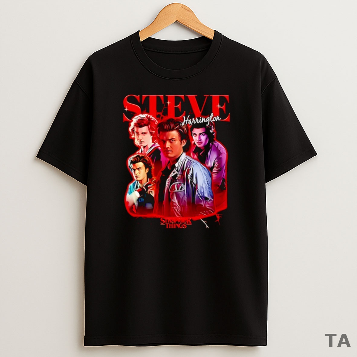 Top Stranger Things Steve Harrington Signature Graphic Sweatshirt Tee