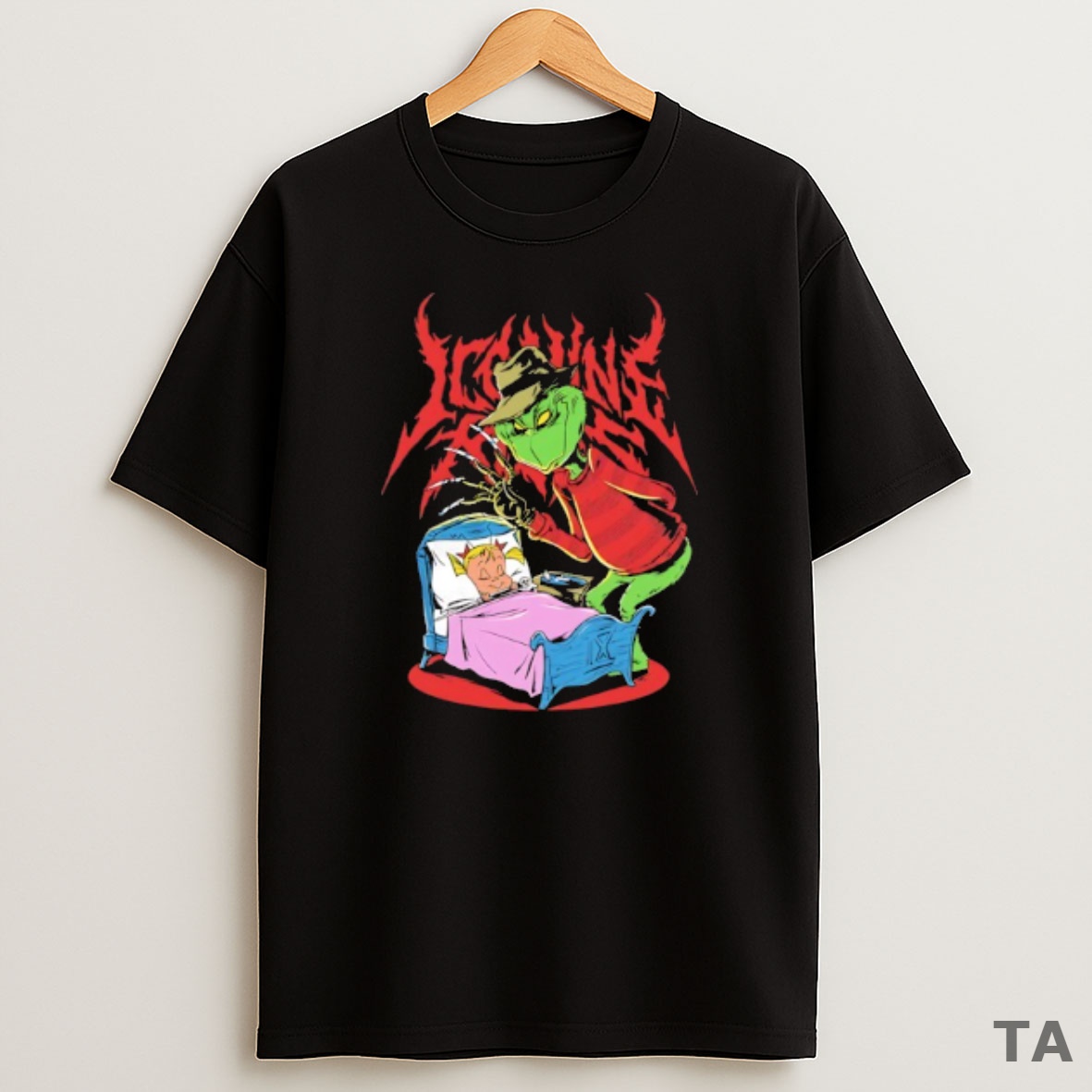 Top The Grinch X Freddy Krueger Ice Nine Kills A Nightmare In Whoville Sweatshirt Tee