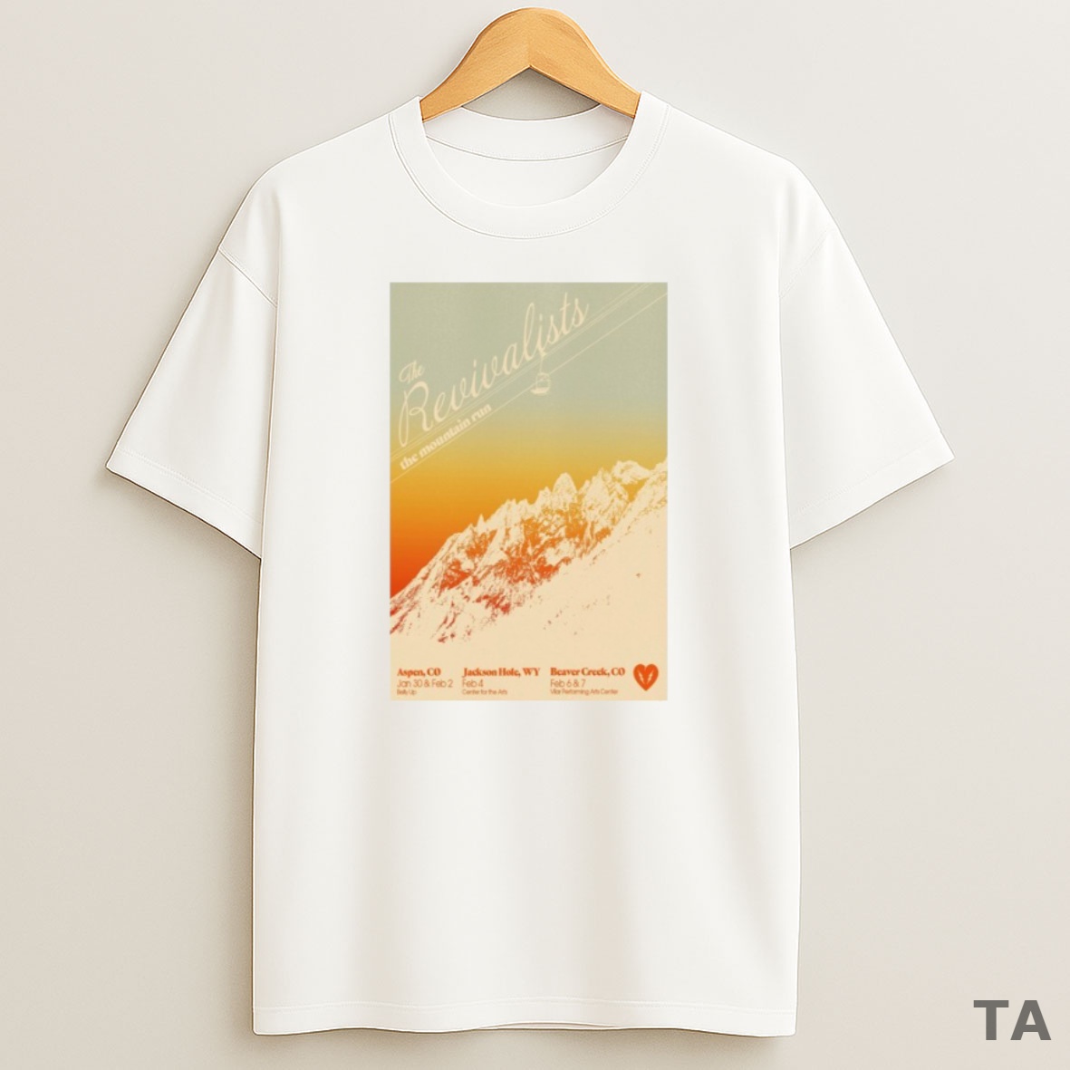 Top The Revivalists The Mountain Run 2026 Sweatshirt Tee