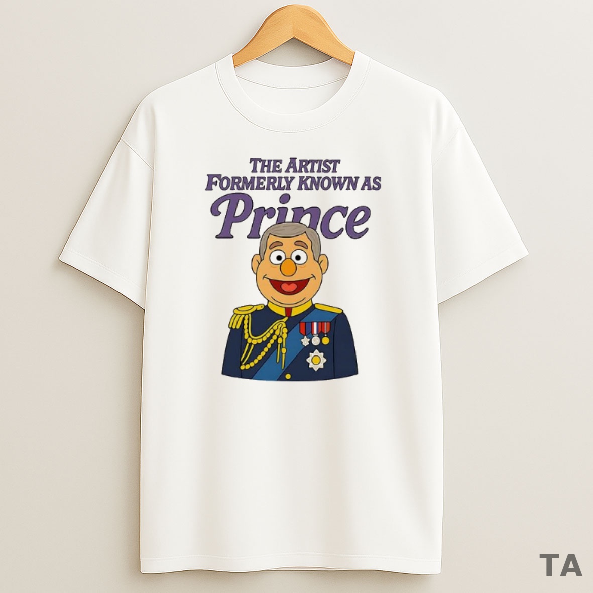 Top The Artist Formerly Known As Prince Andrew Puppet Sweatshirt Tee