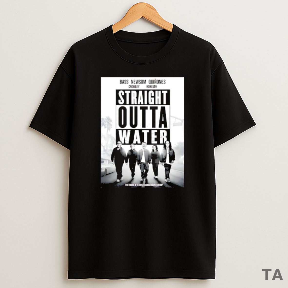 Top The Worlds Most Dangerous Group Straight Outta Water Parody Sweatshirt Tee