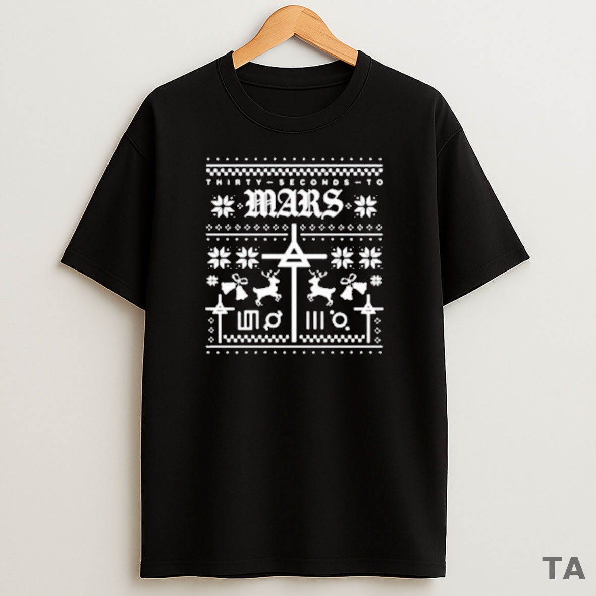 Top Thirty Seconds To Mars Holiday Ugly Christmas Sweatshirt Tee