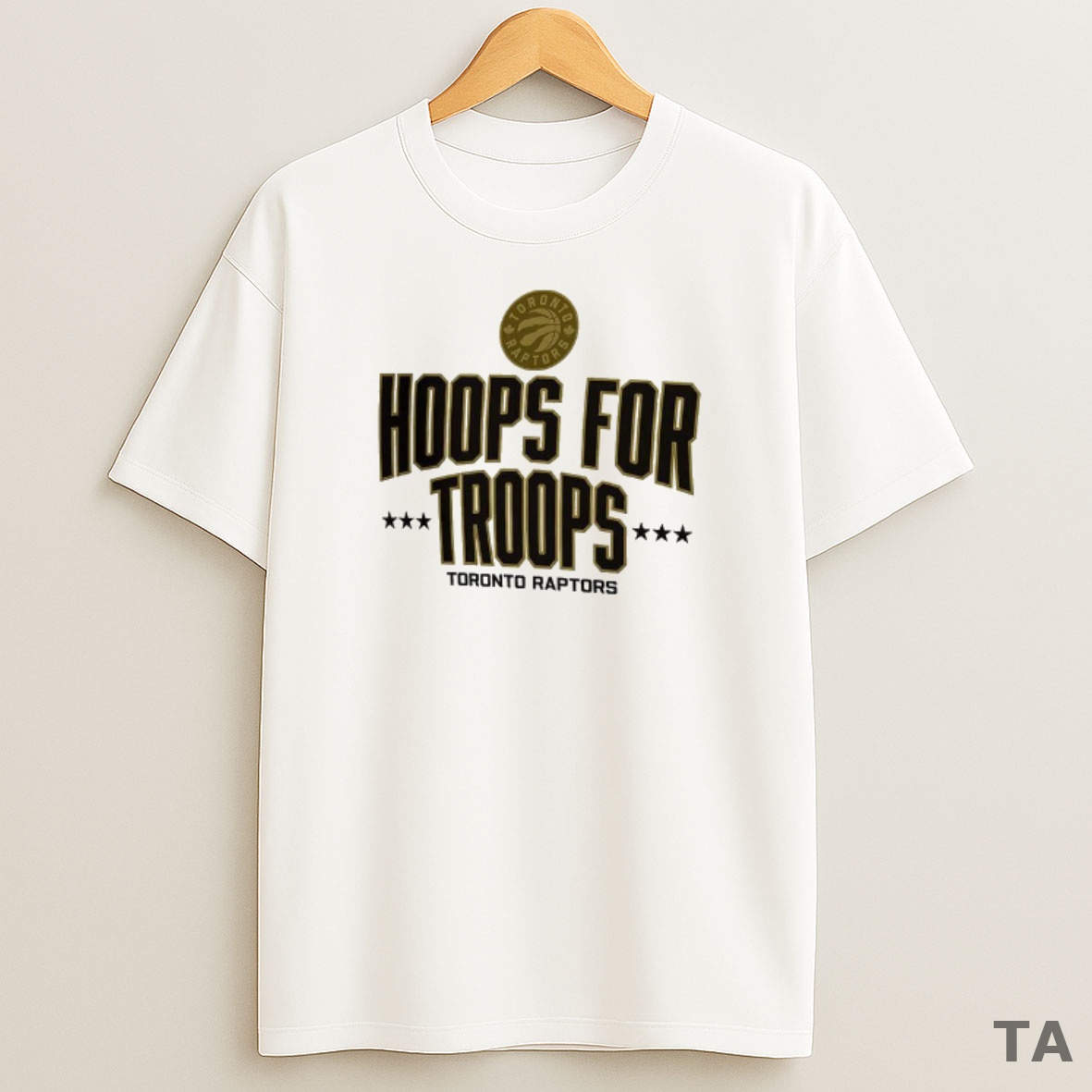 Top Toronto Raptors Hoops For Troops Sweatshirt Tee