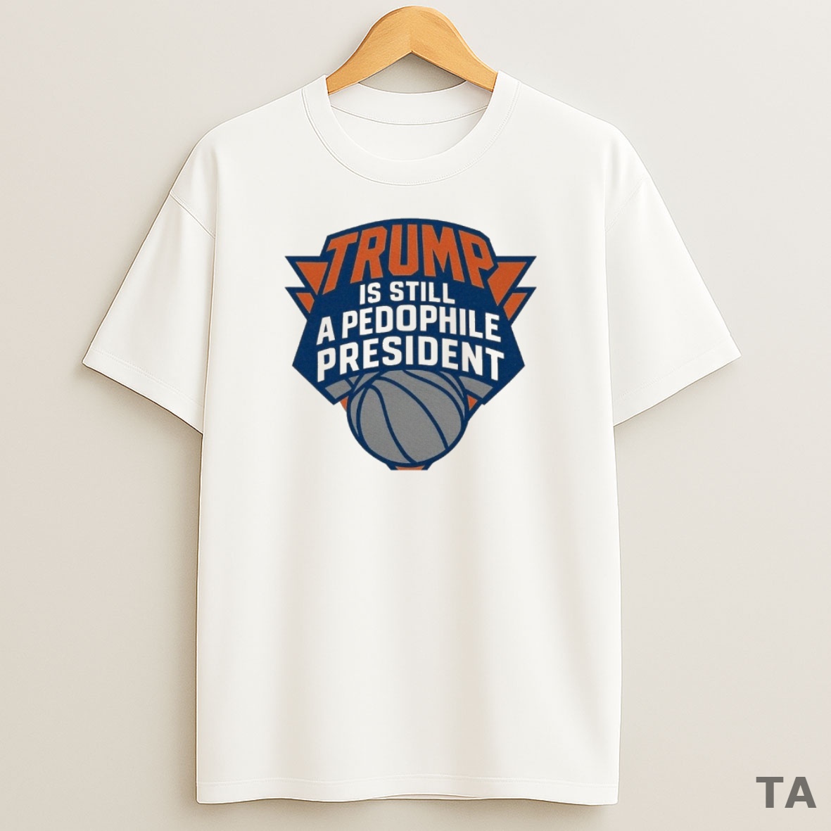 Top Trump Is Still A Pedophile Presiden New York Knicks Logo Sweatshirt Tee