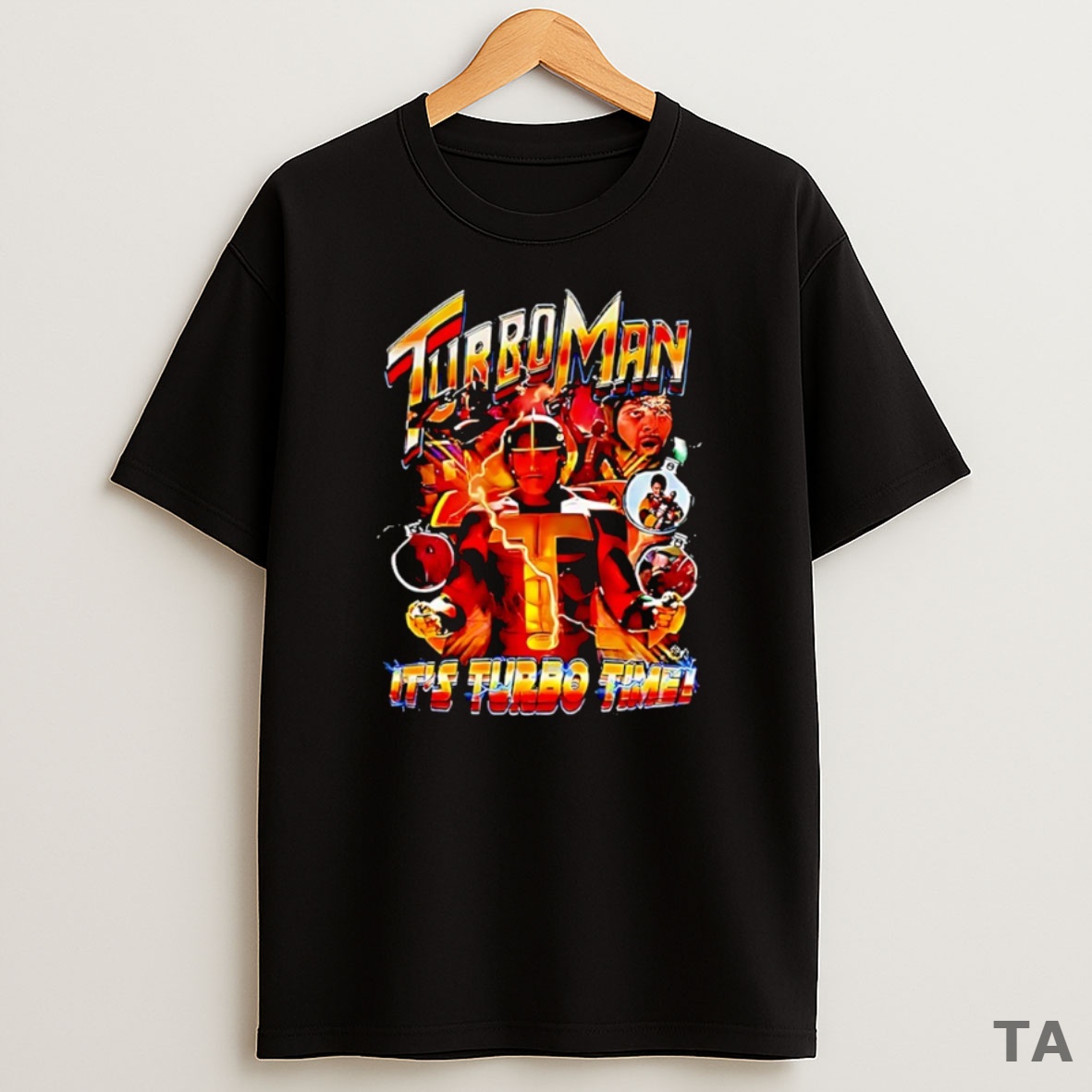 Top Turbo Man Its Turbo Time Lighting Christmas Bauble Sweatshirt Tee