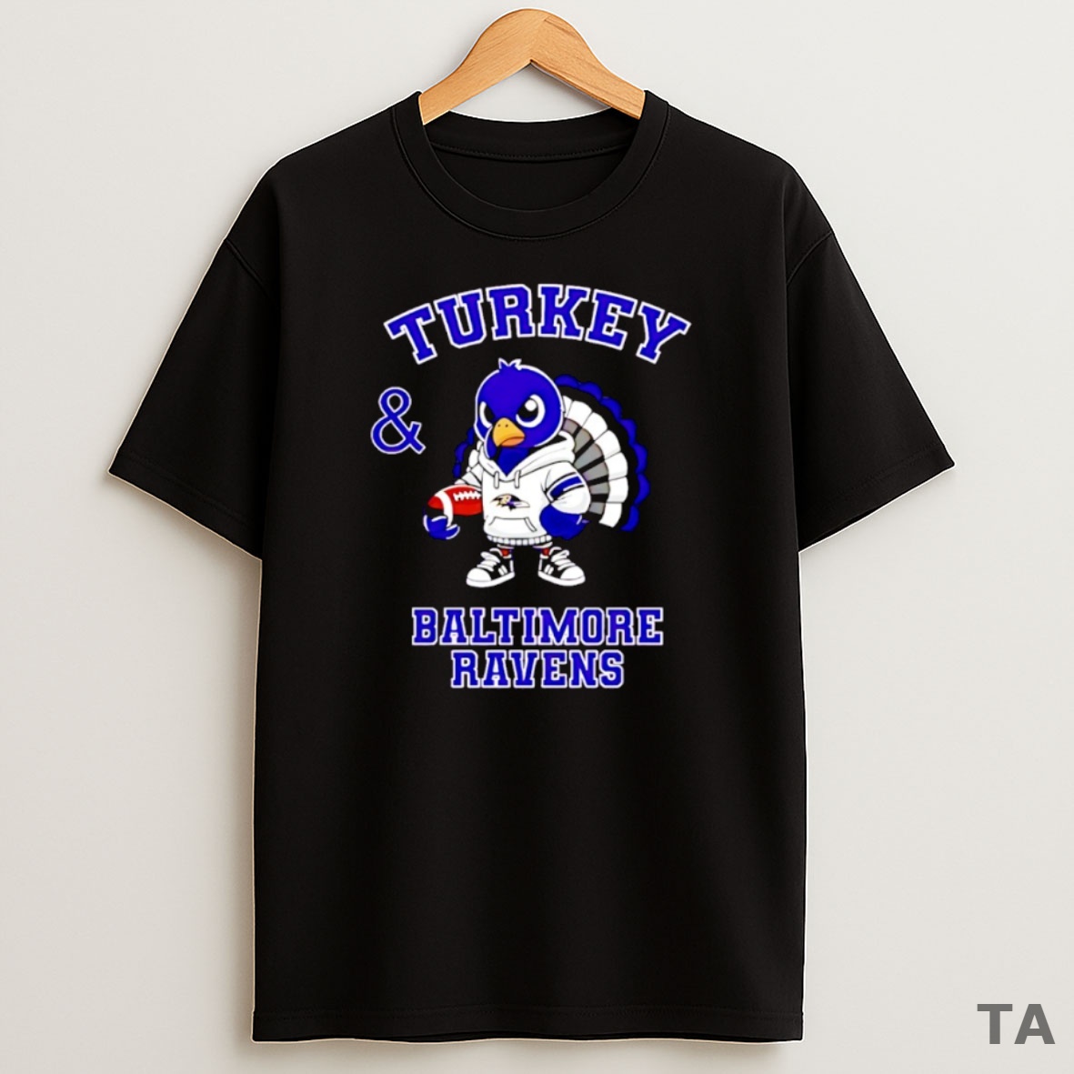 Top Turkey And Baltimore Ravens Nfl Thanksgiving 2025 Sweatshirt Tee