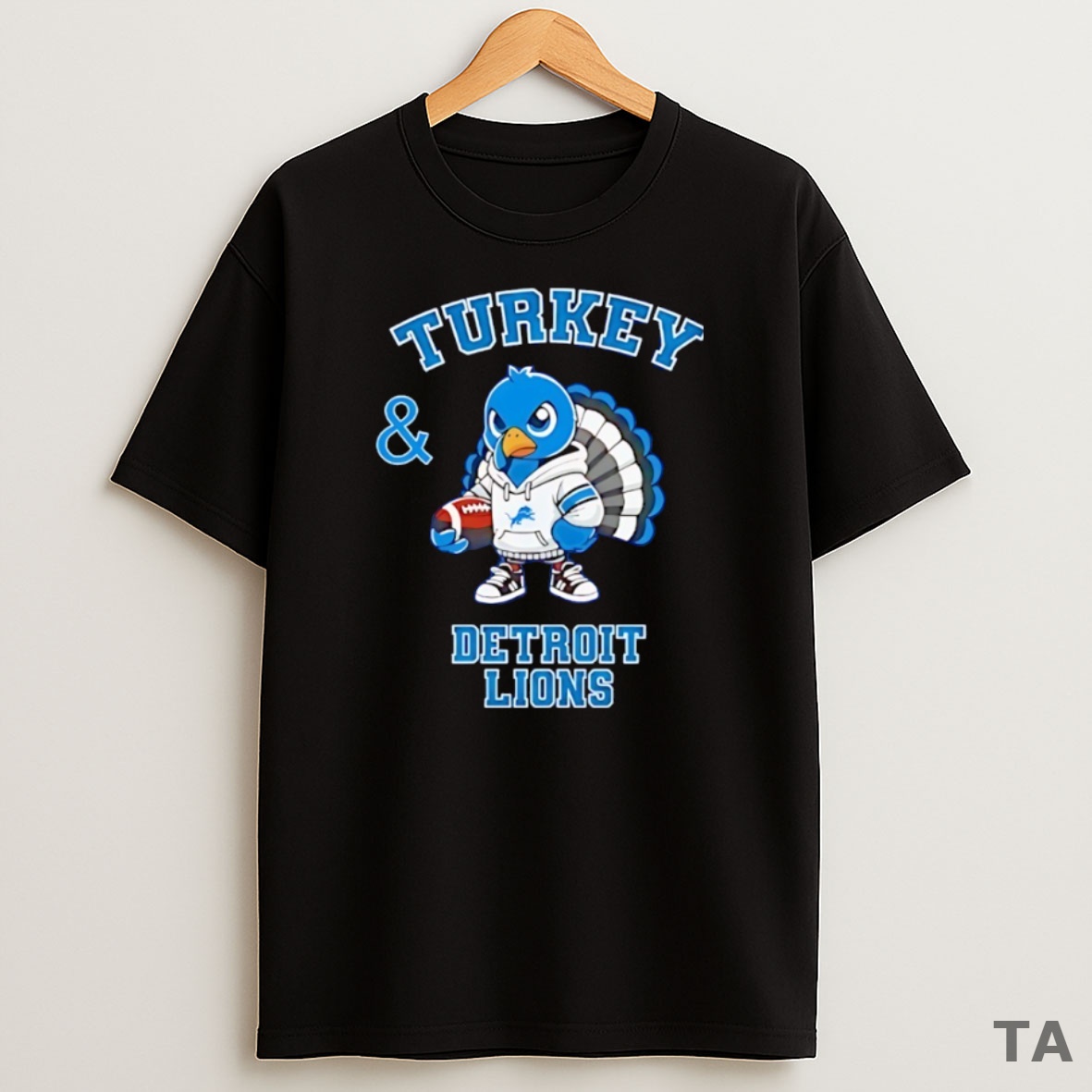 Top Turkey And Detroit Lions Nfl Thanksgiving 2025 Sweatshirt Tee