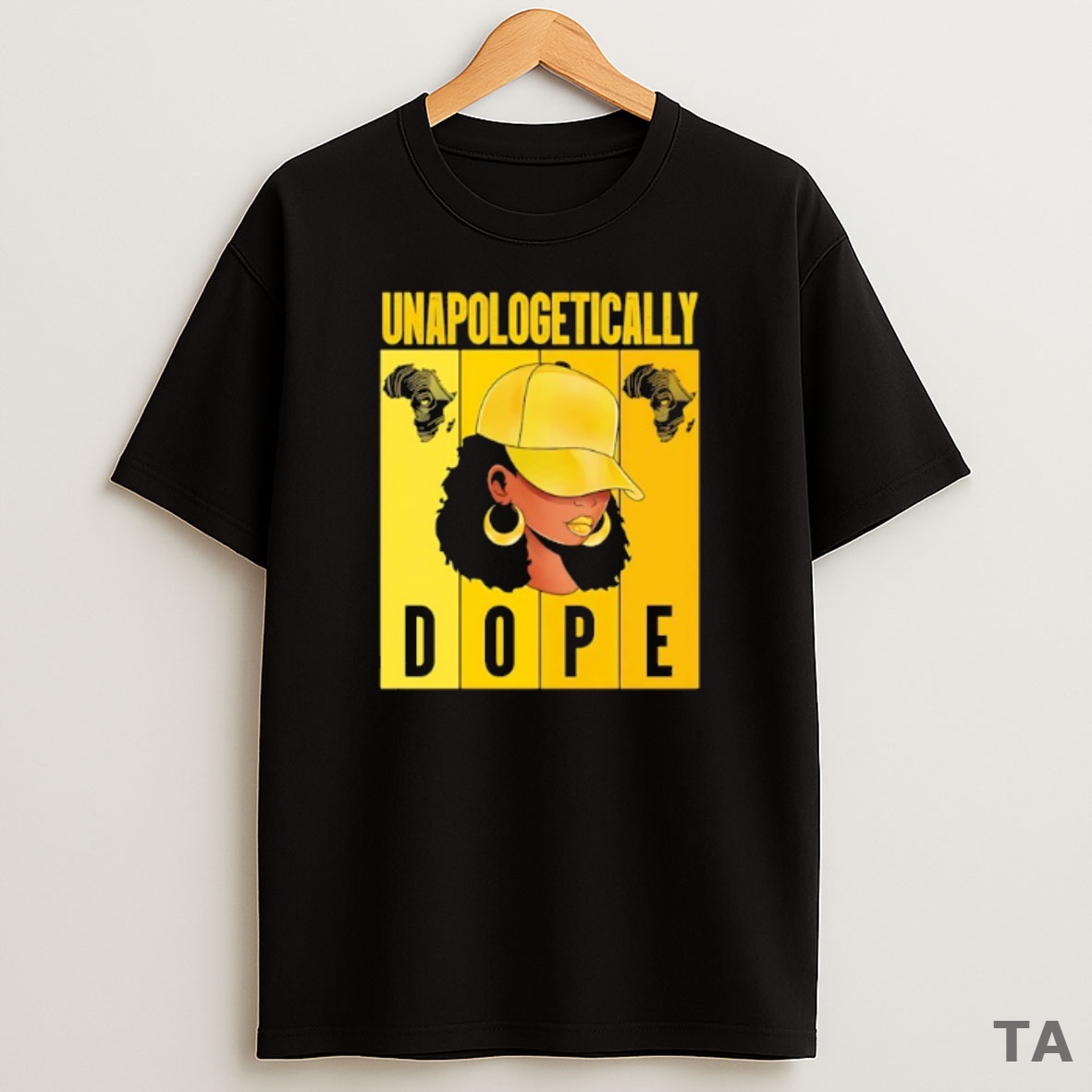 Top Unapologeticallyd Dope American Woman With Cap Sweatshirt Tee