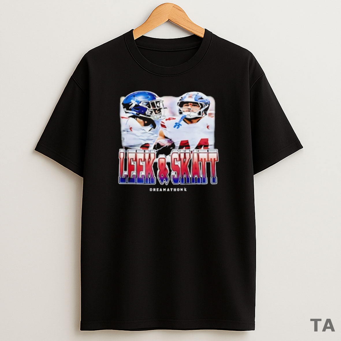 Top Wan Dale Robinson Leek And Skatt Dreamathonk Warmup Sweatshirt Tee