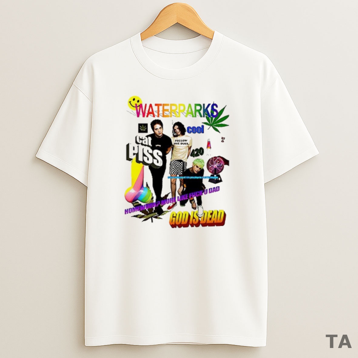 Top Waterparks God Is Dead Sweatshirt Tee