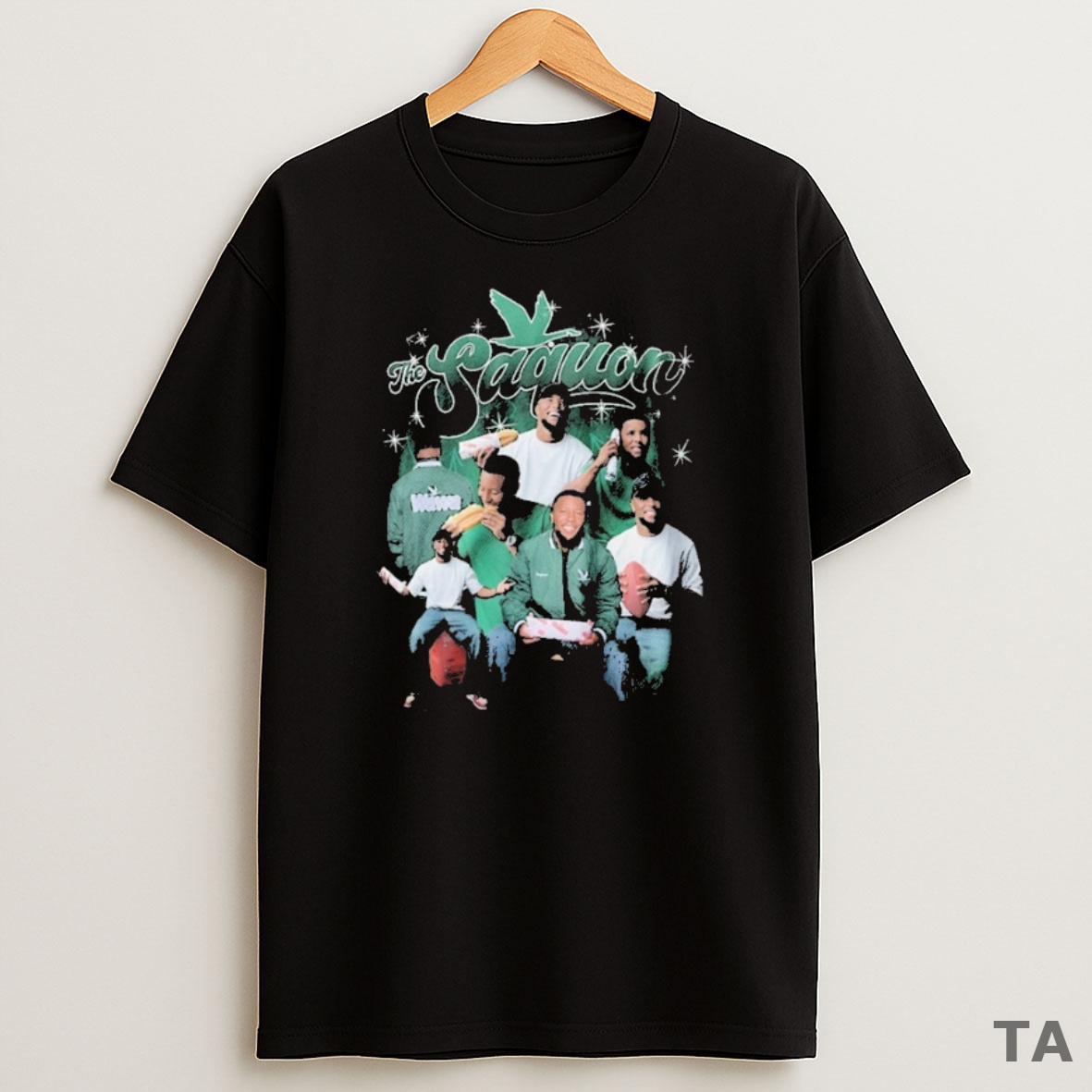 Top Wawa X The Saquon Barkley Photo Collage Sweatshirt Tee