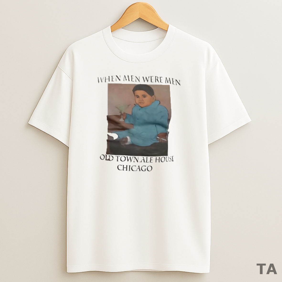 Top When Men Were Men Old Town Ale House Chicago Sweatshirt Tee