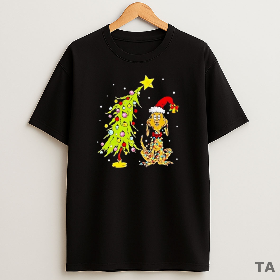 Top Whimsical Christmas Tree With Dog Max Whoville Tree Sweatshirt Tee