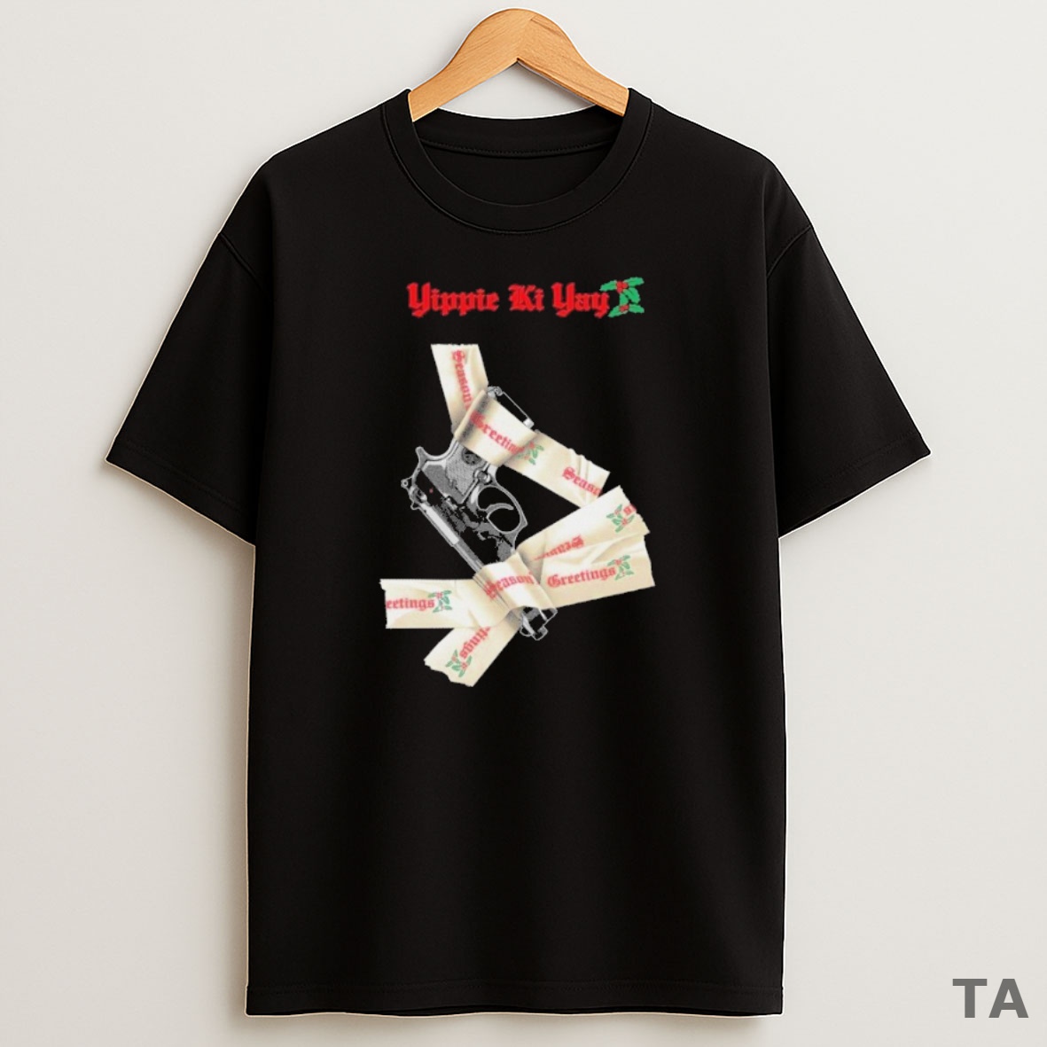Top Yippie Ki Yay Holiday Christmas Sweatshirt Tee