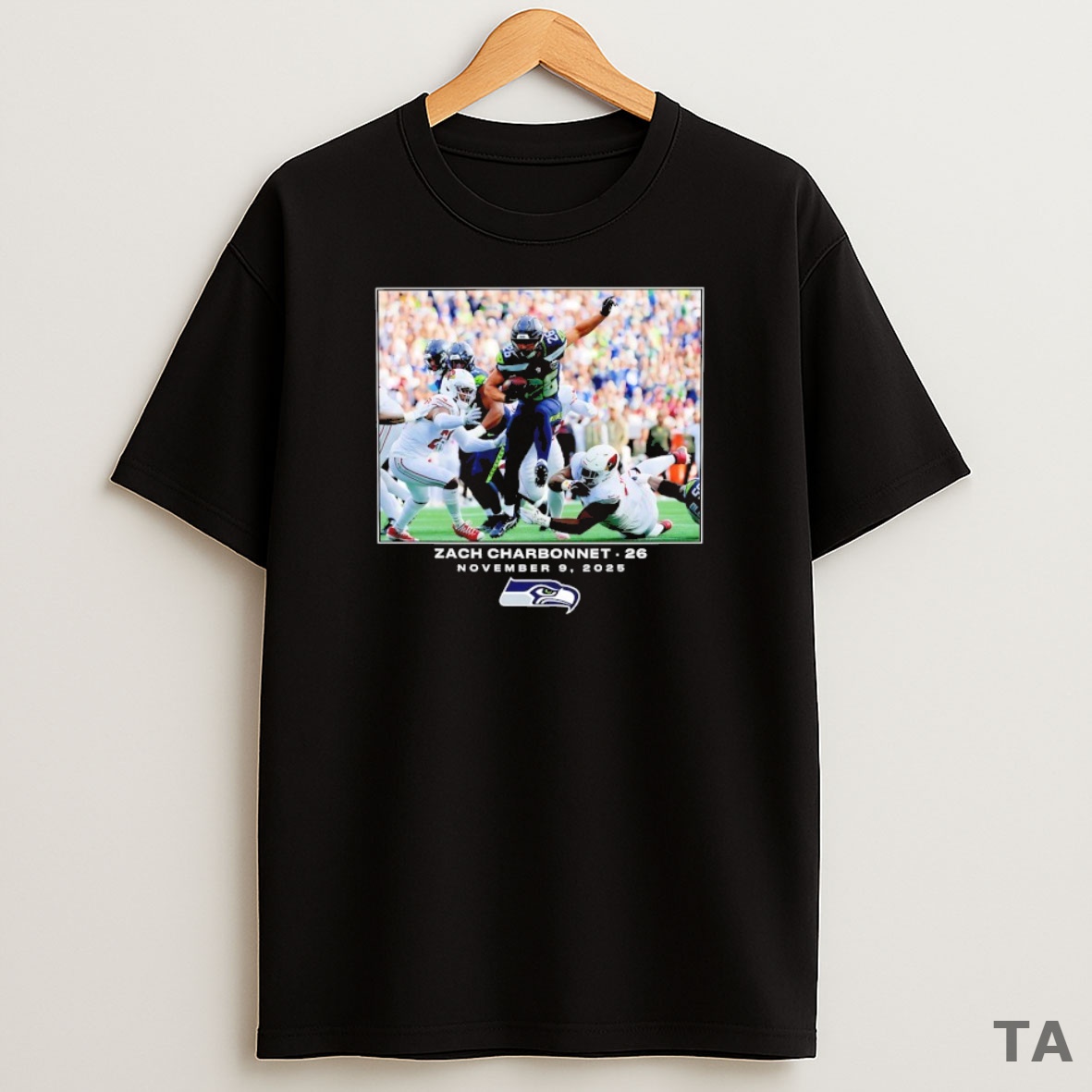 Top Zach Charbonnet Seattle Seahawks Nfl Flash Features Week 10 Sweatshirt Tee