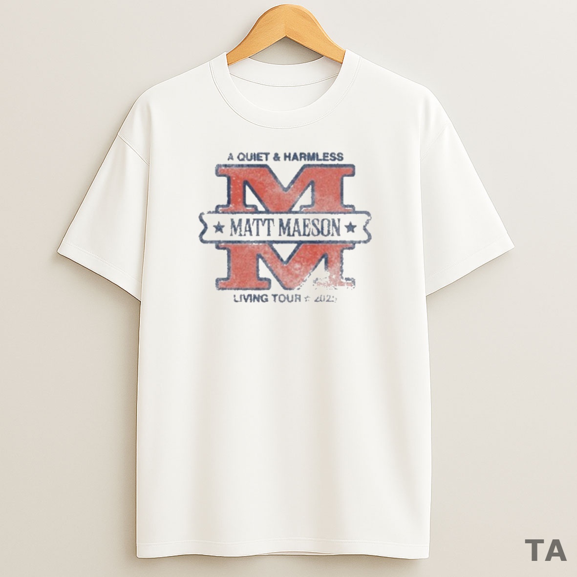 Top Matt Maeson Collegiate Mm Sweatshirt Tee