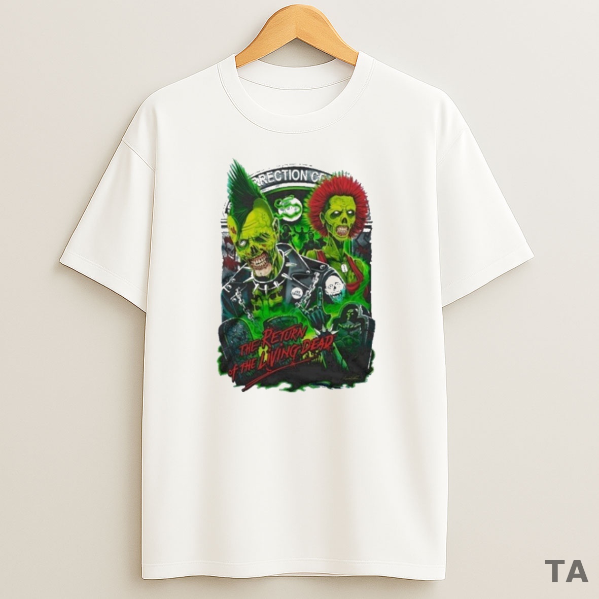 Top The Return Of The Living Dead Rot N Roll Sweatshirt Tee