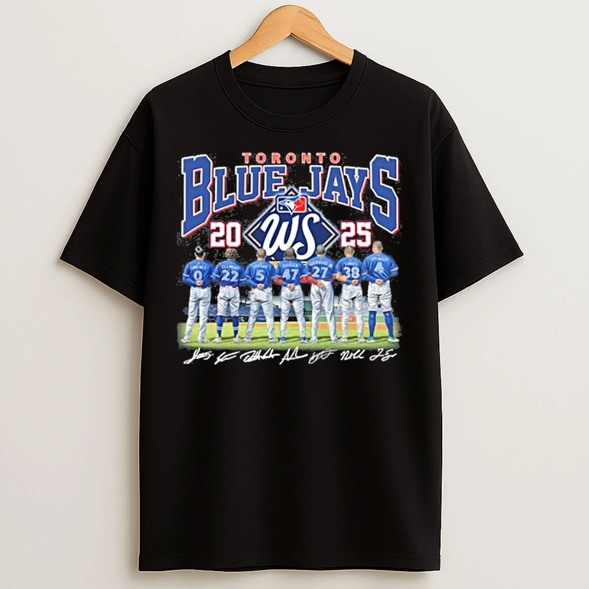 Toronto Blue Jays 2025 Team Player Signature T Shirts