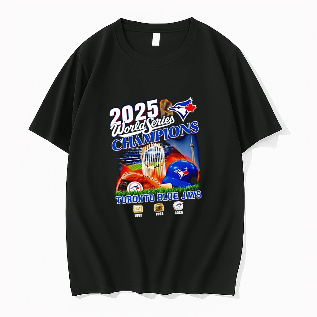 Toronto Blue Jays 2025 World Series Champions Collection Helmet Cup Logo Stadium Shirts