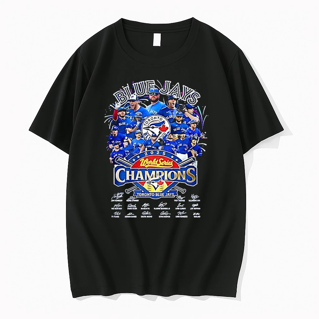 Toronto Blue Jays 2025 World Series Champions Trophy Player Shirts