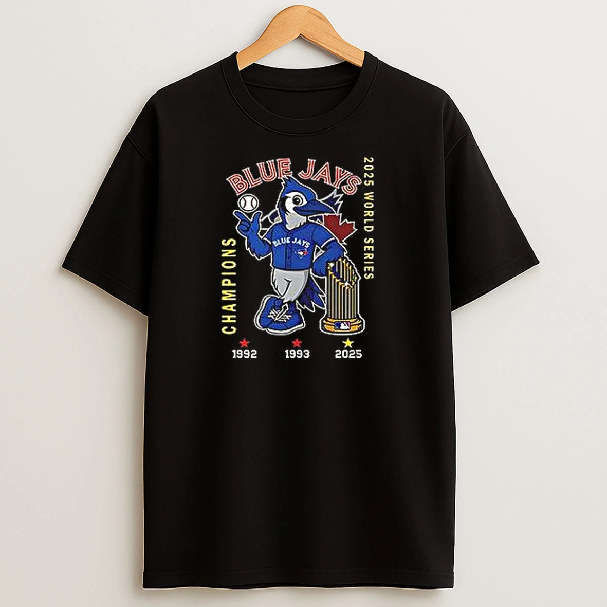 Toronto Blue Jays Baseball World Series Champions 1992 1993 2025 T Shirts