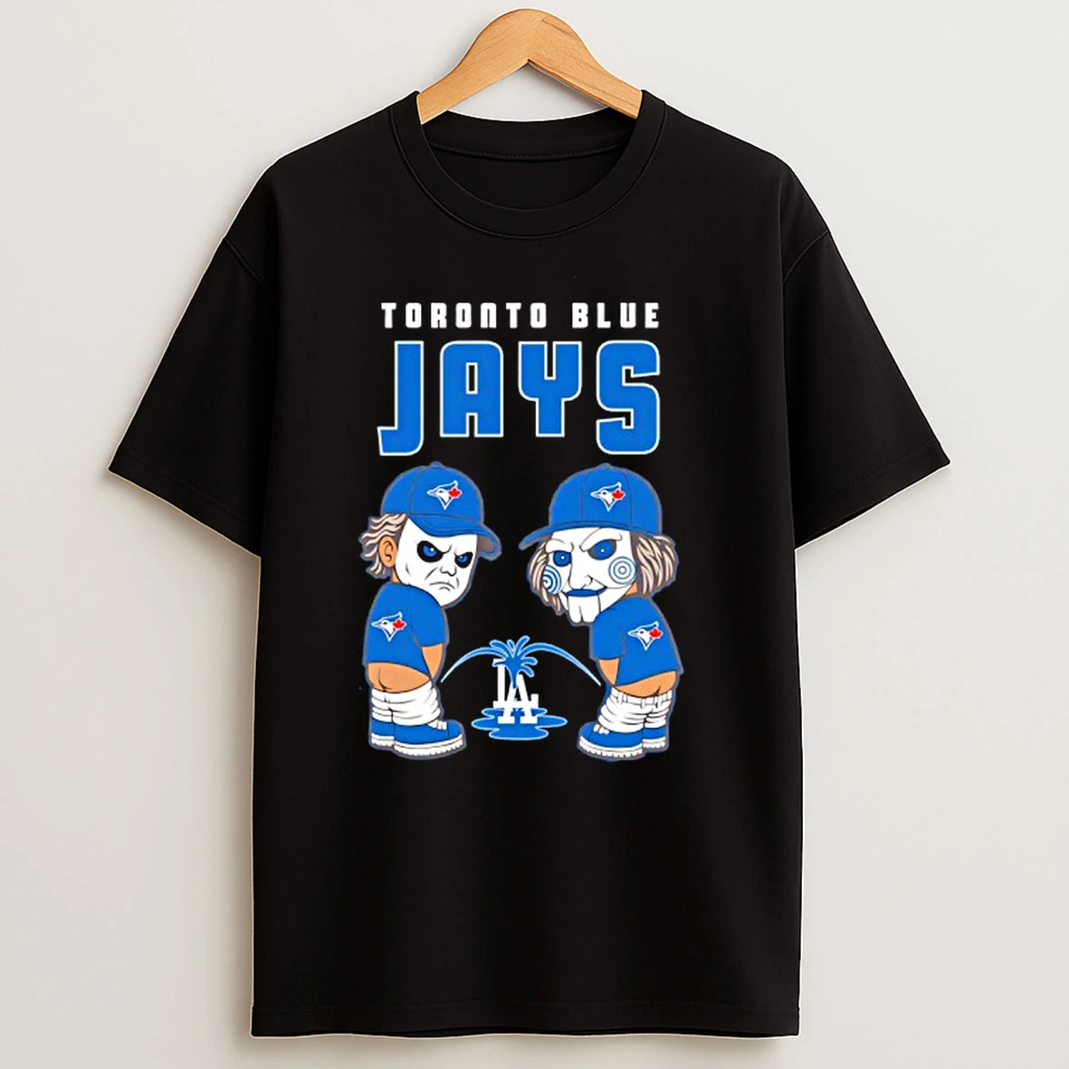 Toronto Blue Jays Peeing Los Angeles Dodgers T Shirts